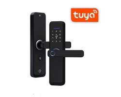 WiFi inteligentn zmek TUYA PST-X5 s klvesnic a otiskem prstu + zmek 5572, Android/iOS - 3988 K