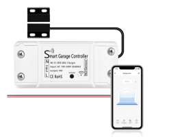 Tuya Wifi spna inteligentnch garovch vrat, bezdrtov dlkov ovldn, asovn, inteligentn garov otvra 220V - 968 K