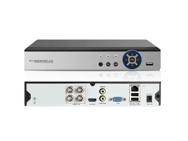 2 kamerovy set ahd wn2-51a 2mpx 1080p, h.265, cz menu