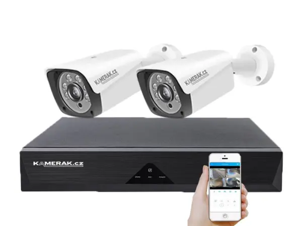 2 kamerovy ahd set wn2-60e 5mpx 1920p, h.265, cz menu