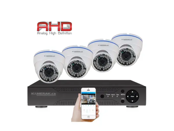 4 kamerovy set  ahd wn4-51a 2mpx , cz menu