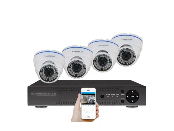 4 kamerovy set  ahd wn4-51a 2mpx , cz menu