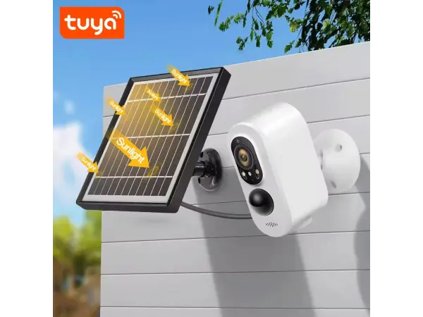 wifi p2p ip kamera tuya pst-sdw-2-s 2mpx 2ks baterie se solarnim panelem