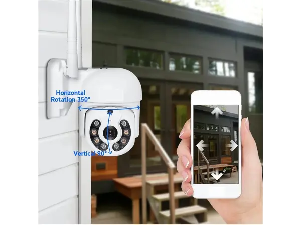 bezdratovy 4 kamerovy set wifi ip pro wip4-108b 3mpx, ptz, cz menu