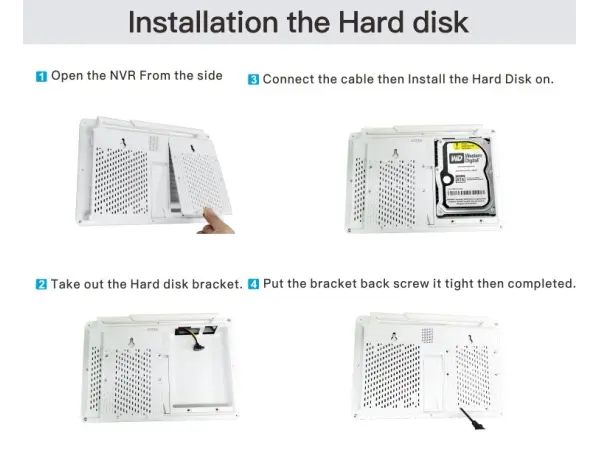 bezdratovy 4 kamerovy set wifi ip pro wip4-153b-black 11,6"lcd, 3mpx, cz menu