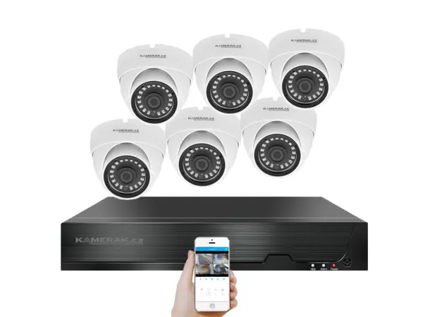 poe ip 6 kamerovy set xm-602b 4mpx,  cz menu