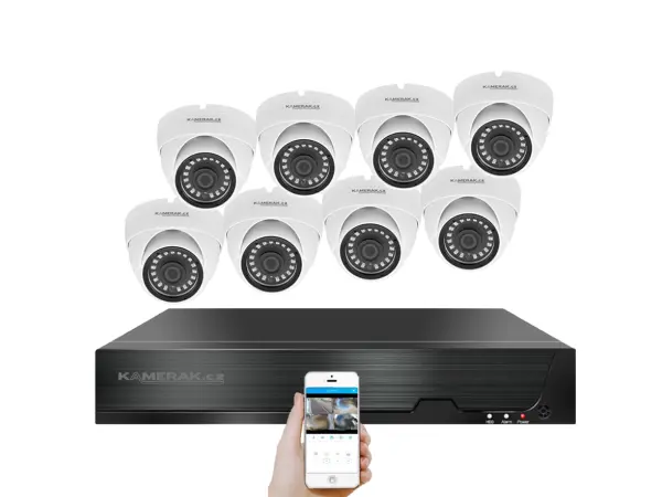 poe ip 8 kamerovy set xm-802b 4mpx, cz menu