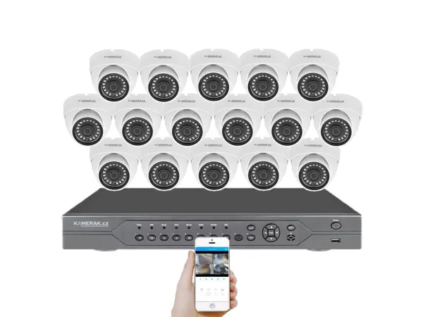 poe ip 16 kamerovy set  xm-1602b 4mpx, cz menu