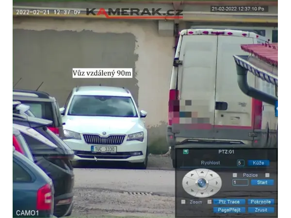 poe ip ptz otocna kamera xm-22c 5mpx, 20x opticky zoom 4,7-94mm objektiv