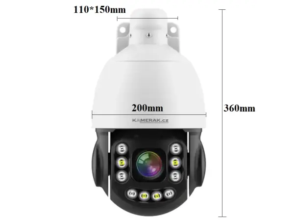 poe ip ptz kamera xm-24c 5mpx, 20x opticky zoom