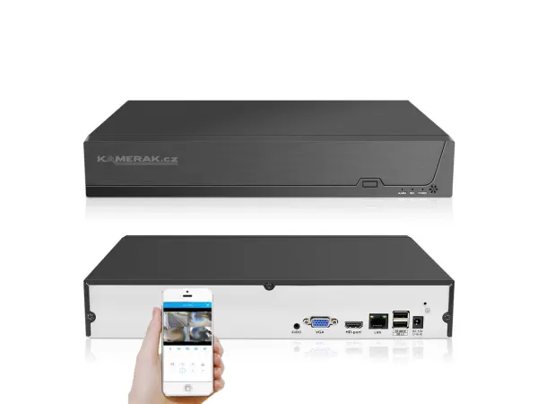 ip 12 kamerovy set s externim poe xm-1214b-ext. 4mpx, cz menu