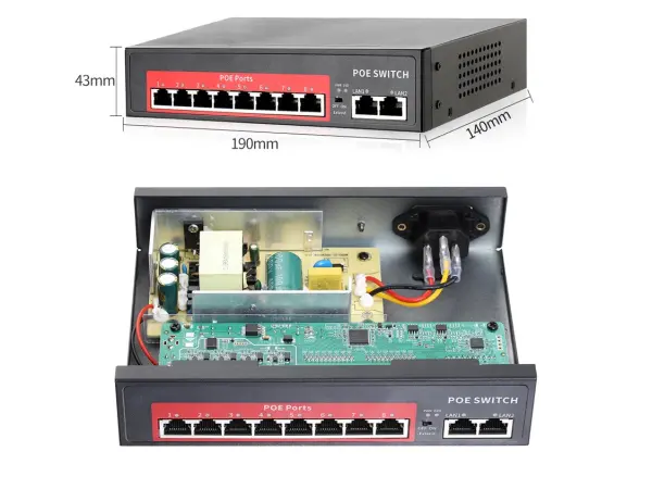 ip 32 kamerovy set s externim poe xm-3209b-ext. 4mpx, cz menu