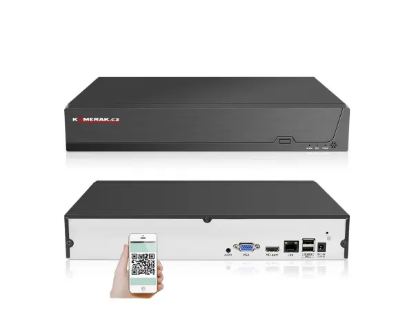 4k ip 32 kamerovy set s externim poe xm-3212d-ext. 8mpx, cz menu