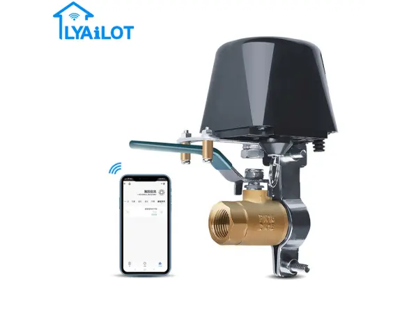 inteligentni bezdratovy wifi ovladac ventilu fm400 tuya app, dalkovy spinac plyn/voda/kulovy ventil