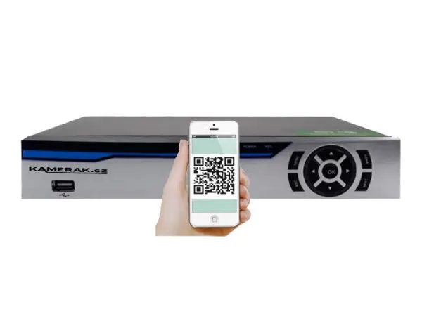 12 kamerovy ahd set he12-55a 2mpx 1080p, h.265, cz menu