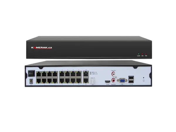 poe ip 12 kamerovy set  xm-1205b 4mpx, mikrofon, cz menu