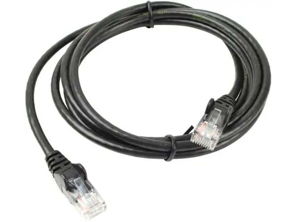 utp sitovy kabel patch rj45 cat5e 3m cerny