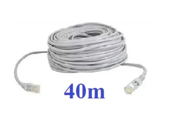 utp sitovy kabel patch rj45 cat5e 40m sedy