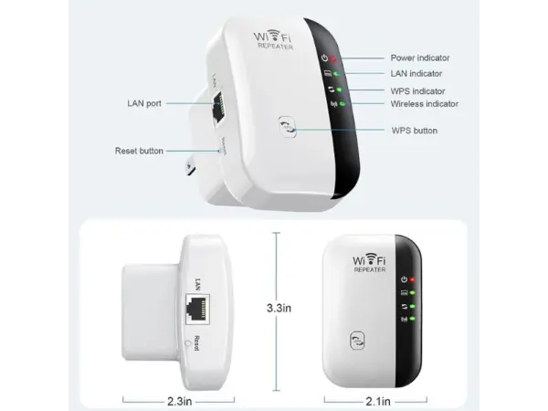 wireless wifi repeater-zesilovac wifi signalu 2,4ghz