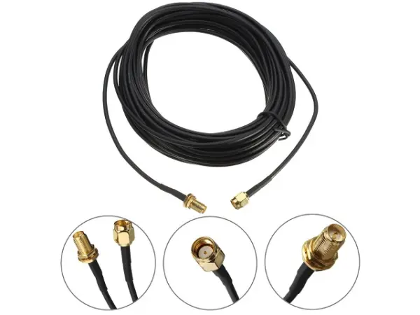 rg174 prodluzovaci kabel pro wifi antenu rp-sma male1m