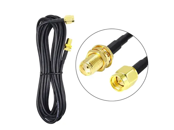 rg174 prodluzovaci kabel pro wifi antenu sma male 10m