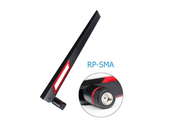 wifi antena 2,4ghz pro zesileni signalu wifi 7-12db, rp-sma male