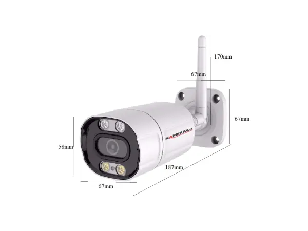 smart p2p ip kamera camhi-02d 8mp+adapter