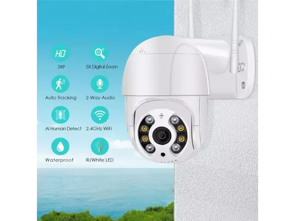 5v wifi ptz venkovni otocna bezdratova ip kamera xm-431 4mpx p2p