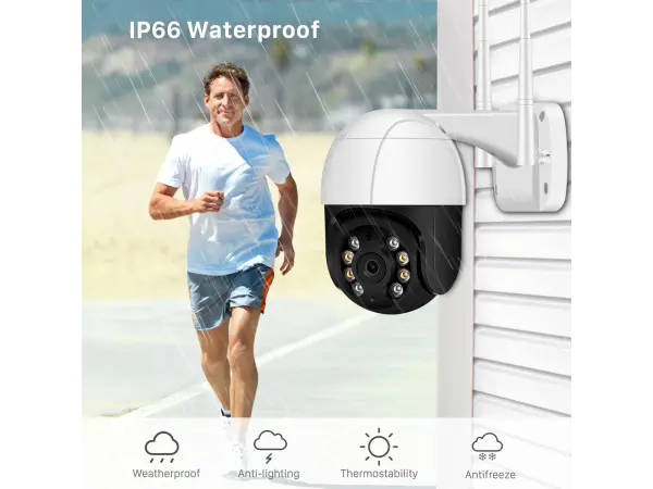 wifi ptz otocna kamera xm-239 2mpx, 4x digitalni zoom, ir+led prisvit black