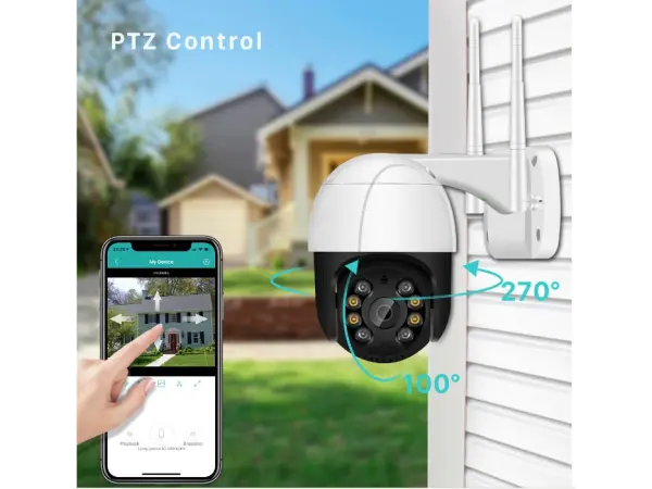 wifi ptz otocna kamera xm-239 2mpx, 4x digitalni zoom, ir+led prisvit black