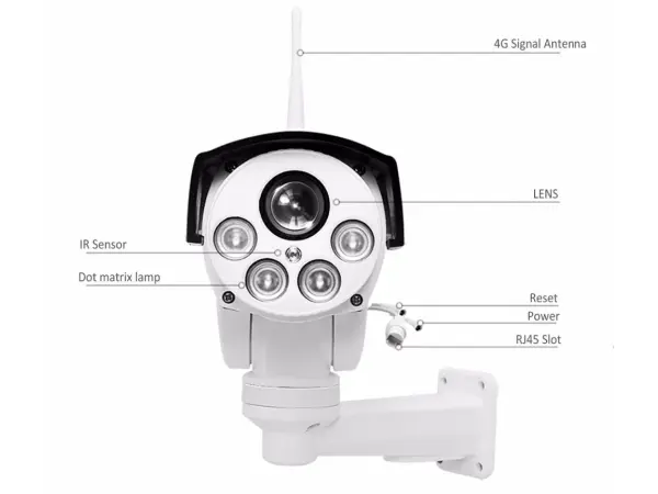 gsm ip kamera cam-hi ptz 918 4g 5mpx 5xzoom   venkovni (sim karta)