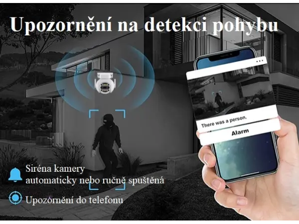 p2p ptz wifi kamera xm-400 dva objektivy 2x4mpx 8x opticky zoom