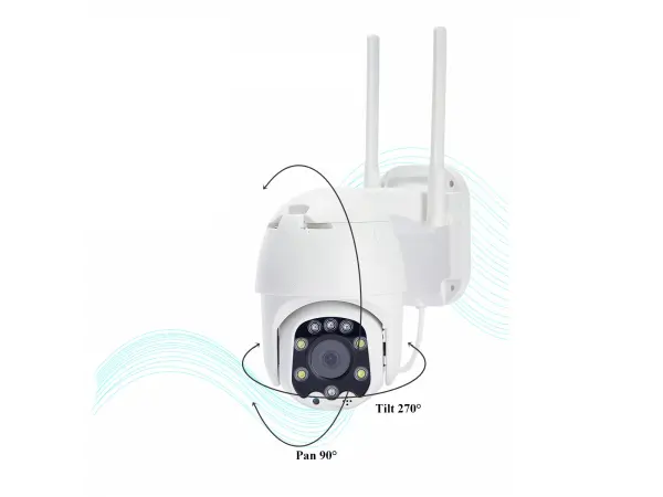 wifi ptz otocna ip kamera xm-419 5x opticky  zoom 3mpx  2,8-12mm objektiv