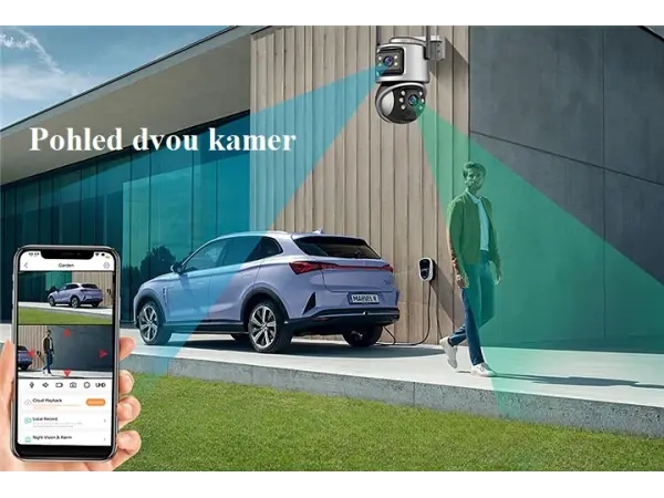 wifi ptz otocna kamera oem prokam xm-622 6mpx se dvema objektivy black