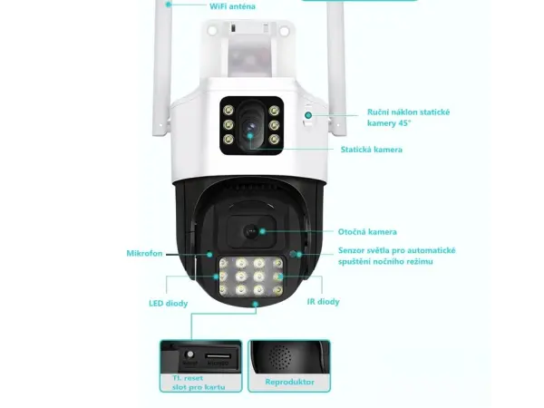 ptz kamera p2p xm-630 6mpx