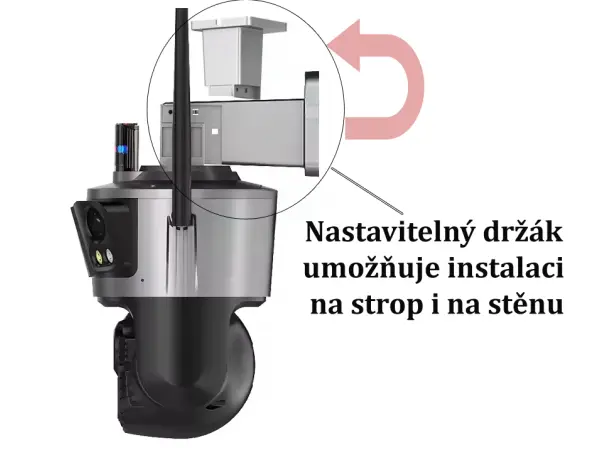 ptz kamera p2p oem xm-634 8xzoom se 4 objektivy 2+2+4+4mpx celkem 12mpx