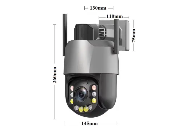p2p ptz otocna kamera xm-822 s 20x optickym zoomem s rozlisenim 8mpx