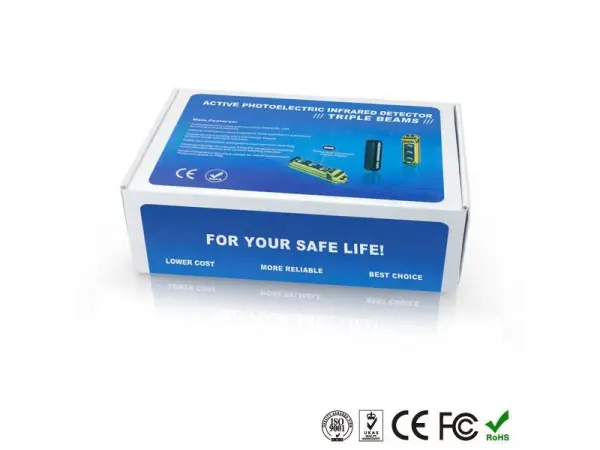 solarni 3 paprskova infracervena zavora do 100m pro alarm tuya 433mhz, sib100