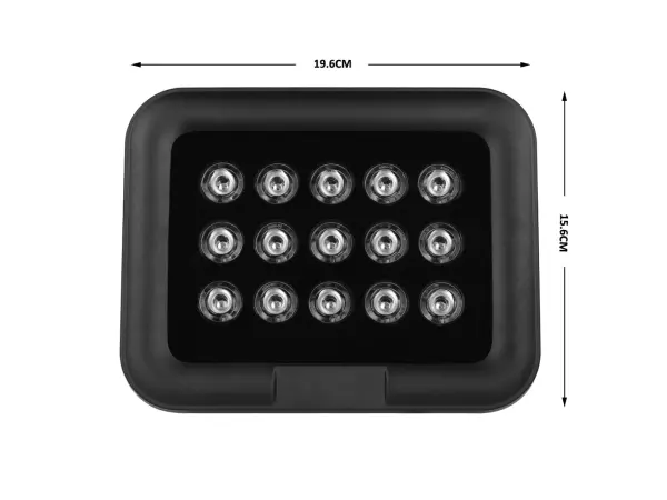 ir prisvit 15 ir led  ip65 venkovni cerny