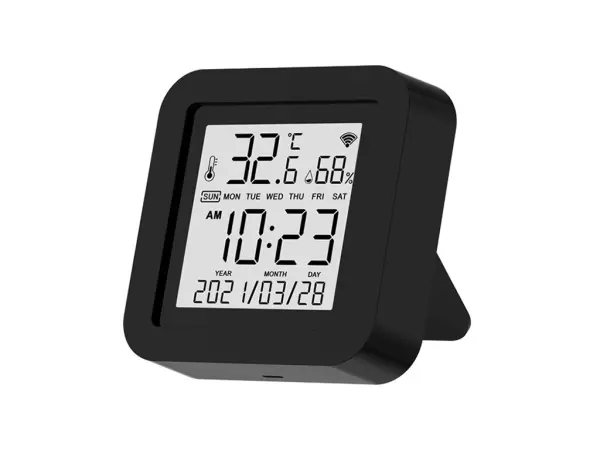 pst-s09 wifi ir dalkovy ovladac a regulator, vestaveny senzor teploty a vlhkosti vzduchu, pro app tuyasmart