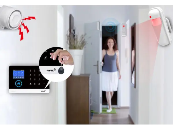 wi-fi/gsm alarm system tuya pst-wg103t black pro android,ios