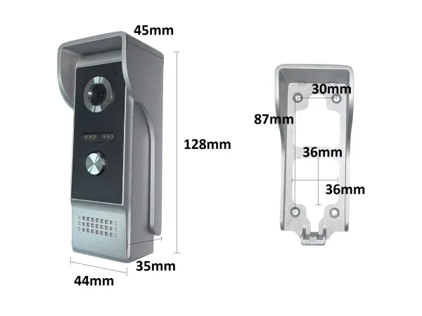 tuya smart digitalni zvonek pst-db10 2,0 mp, 7palcovy dotykovy wi-fi monitor, detekce pohybu 1080p