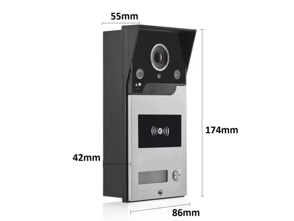 tuya smart wifi digitalni videotelefon se cteckou pst-db10-ic