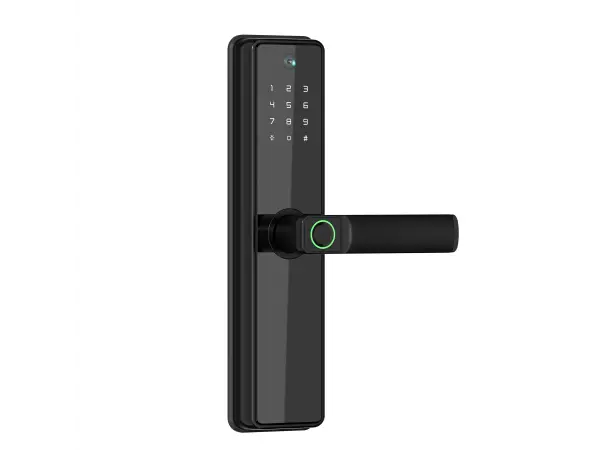 wifi inteligentni zamek tyua pst-b2 pro s klavesnici, otiskem prstu a kamerou + zamek 5572, android/ios