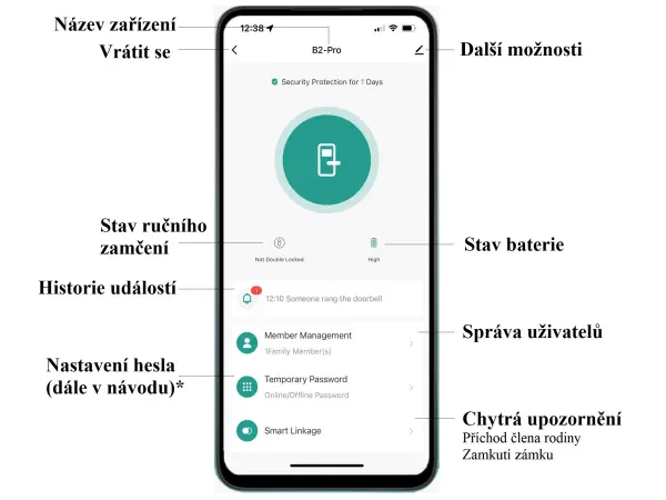 tuya smart dverni zamek s intercomem cteckou otisku prstu, s kamerou 1,3mp pst-k1 pro max