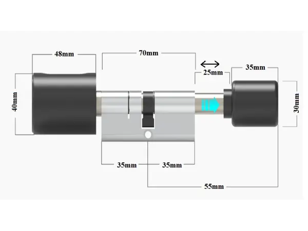 bt tuya smart zamkova vlozka na otisk prstu pst-mate-f