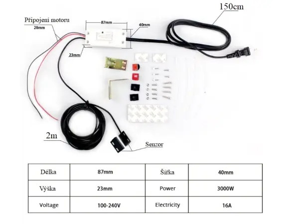 tuya wifi spinac inteligentnich garazovych vrat, bezdratove dalkove ovladani, casovani, inteligentni garazovy otvirac 220v