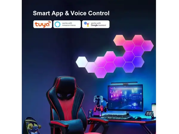 tuya smart wifi hexagonalni led svitidlo 