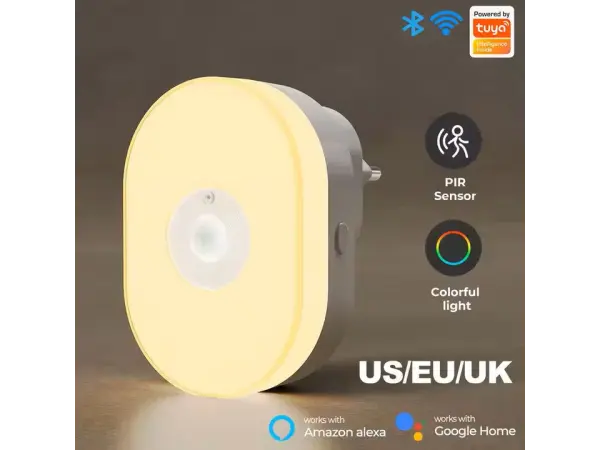 wifi  smart led set svetlo+pir senzor tuya yd001w
