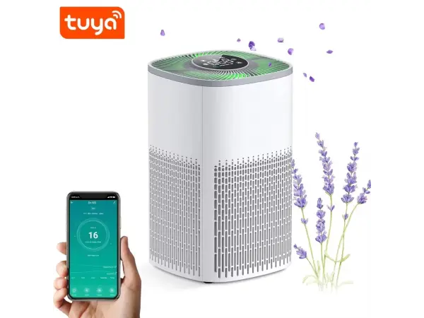 tuya smart wifi cisticka vzduchu s indikatorem pm2,5 app control 